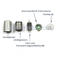 BL2418 B2418M 24mm Innenrotor klein BLDC Brushless DC Motor